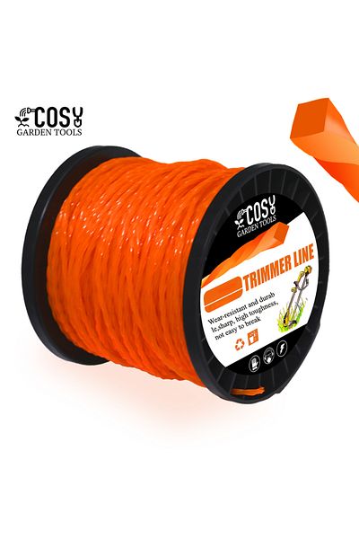 Choice 4.0mm41m Cosy2.0/2.4/2.7/3.3/4.0mm Spiral Grass Cut Strimmer Line Graphite Filling Cord Nylon String