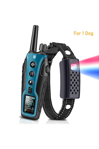 Choice For 1 Dog 3280Ft Electric Dog Training Collar Remote Control Waterproof Pet BehaviorFor 5-120lbs Pup