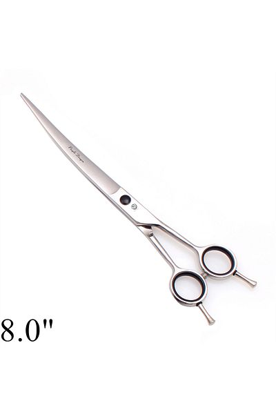 Choice Z1028 Yin UC 8N Dog Grooming Scissors Professional 5.5" 6" 7" 8" JP Stainless Bend UP Scissors Up Cu