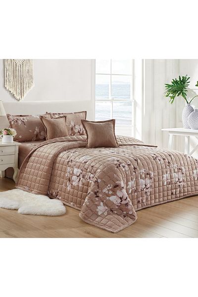 Generic 4 Pieces Floral Comforter Set For All Season Single Size 160X210Cm Velvet Bedding Set