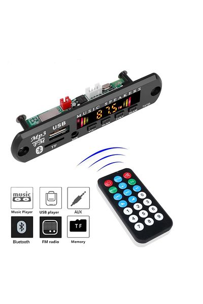 Choice Bluetooth 5.0 Car Kit Wireless MP3 Decoder Board Audio 9V-12V WMA Car Music Player Module Lossles...