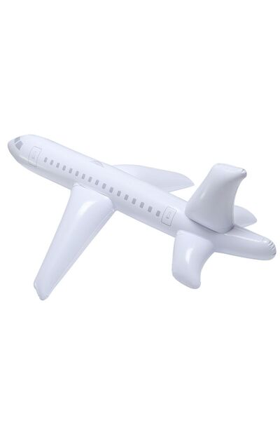 Choice WHITE 100cm Inflatable Airplane Float Airplane Ball with Inflatable Tu...