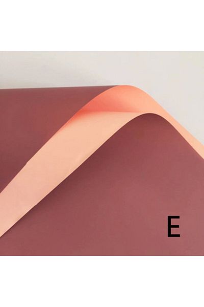 Choice E 20pcs Flower Wrapping Paper Double Color Gifts Bouquet Packaging Paper Wedding Birthday Party Mot.