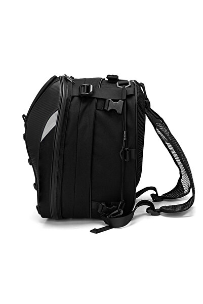 Choice حقيبة خوذة سوداء مزدوجة الاستخدام مقاومة للماء وحقيبة ذيل دراجة نارية ...