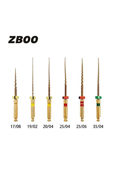 Choice1 Gold 6pcs/Box Dental Heat Activated Canal Root Files 25mm Dentist Too...