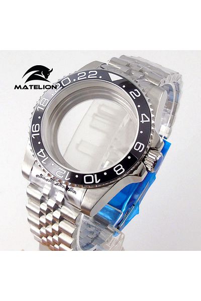 Choice fit NH35 NH34 NH36 D glass-flat Matelion 200M Diving Case 40mm Fit NH35 NH36 NH34 GMT ETA 2824 PT500