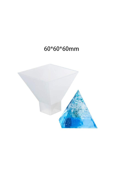 Choice3 6cm 15CM Super Large Pyramid Silicone Resin Mold Craft Jewelry Crysta...