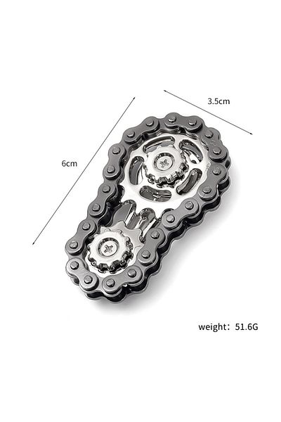 Choice NO.5232 Sprockets Flywheel Fingertip Gyro Fidget Spinner Antistress Anxiety Metal Bike Chains EDC Sp