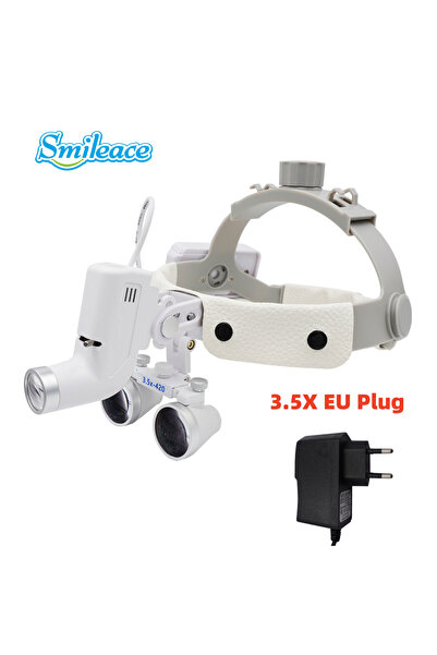 Choice3 3.5X EU Plug Dental Led Light Surgical Magnifier With Headlight Surge...