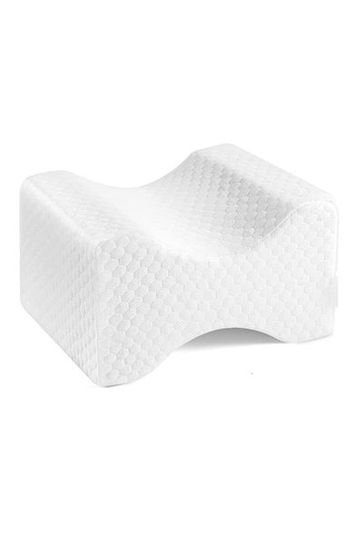 Choice White Memory Foam Knee Pillow For Orthopedic Sciatica Back Leg Hip Align Spine Pregnancy Body Pillow