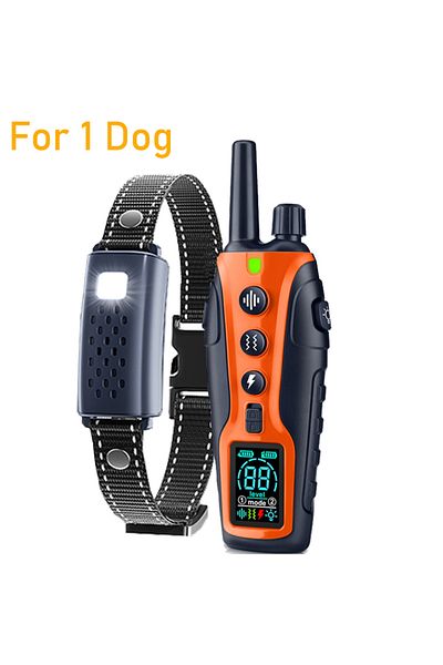Choice For 1 Dog 3280Ft Electric Dog Training Collar Remote Control Waterproof Pet BehaviorFor 5-120lbs Pup