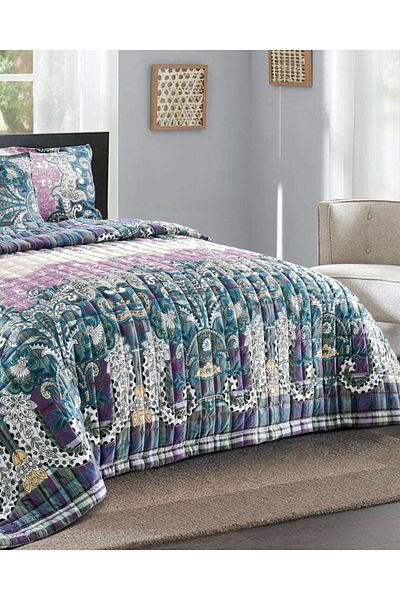 Generic 4 Pieces Floral Comforter Set For All Season Single Size 160X210Cm Velvet Bedding Set