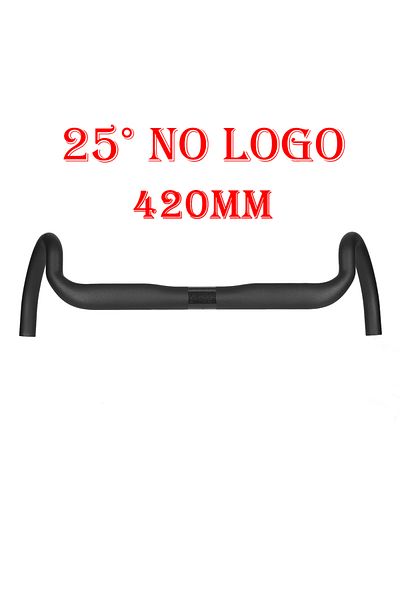 Choice 25 Degrees 420mm No Logo New Carbon Gravel hHandlebar Big Flare Bar Cycle Cross Road Bike Handlebar