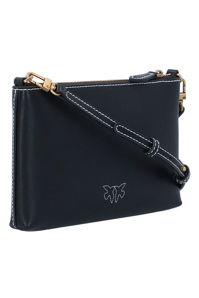 PİNKO Flat Horizontal Umhängetasche Leder 20 cm