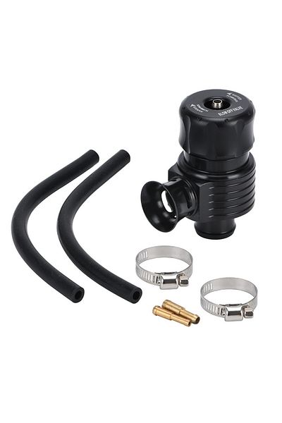 SPEEDRACING black Universal 25mm Turbo Diverter Dump 1.8T Blow Off Valve With Horn for AUDI A3 S3 A4 A6 A8 S4 TT