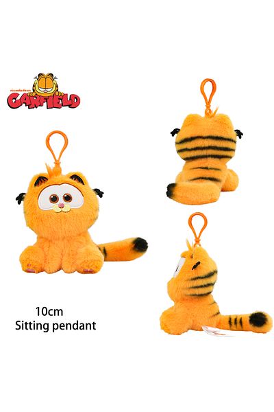 Choice 10cm-sit Pendant Garfield Original Plush Toy Cute Garfield Cat Stuffed Doll Soft Keychain Pendant Ba