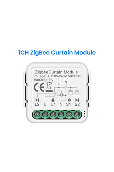 Choice ستارة ZB 1CH GIRIER Tuya Smart ZigBee/Wi-Fi RF433 وحدة تبديل الستارة ل...