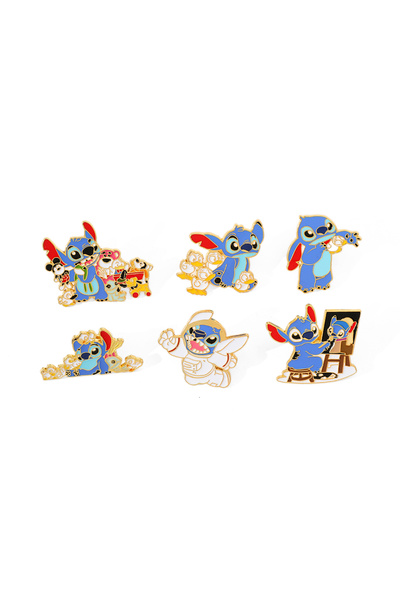 Choice XZ2706 6 قطع بروش معدني لطيف بغرزة إبداعية من الكرتون للرجال والنساء ح...