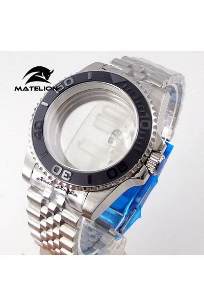 Choice fit NH35 NH34 NH36 K glass-cyclop Matelion 200M Diving Case 40mm Fit NH35 NH36 NH34 GMT ETA 2824 PT5