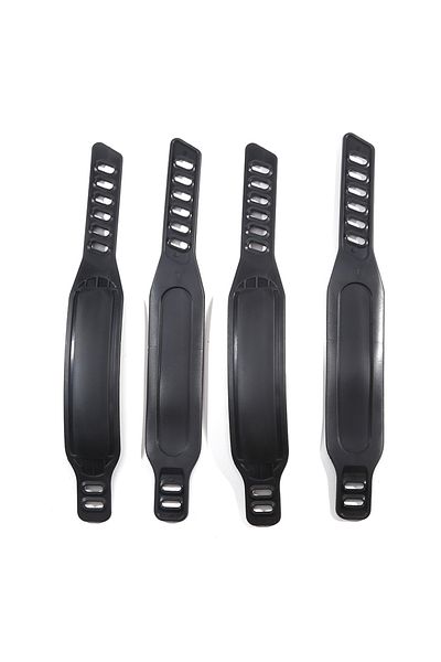 Choice Black 4pcs Exercise Bike Belts Adjustable Length Bicycle Pedal Straps Generic For More Stationary Cy