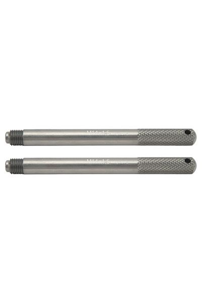 Choice M14 X 1.5 2 قطعة دبوس محاذاة العجلات، مجموعة دبوس تعليق العجلات، دبوس مسمار الحافة، أداة دليل لإصلاح إطارات السيارة