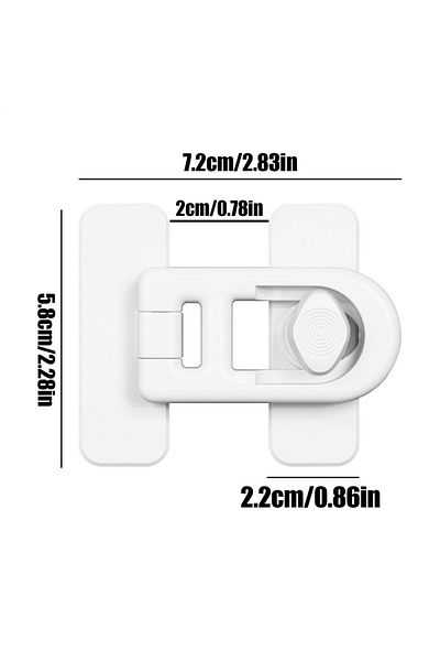 Choice White Fridge Child Lock Freezer Locks for Refrigerator Doors Oven Child Safety Lock Oven Baby Proofi