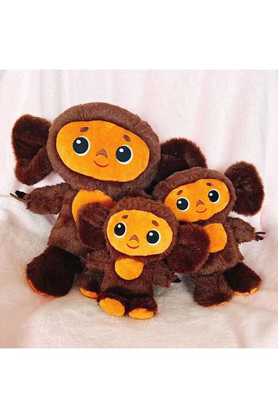Choice 23CM 18/23cm Cute Cheburashka Monkey Plush Toys Animal Monkey Dolls Popular Movie Character Adorable