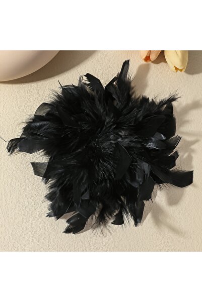 Choice النمط 3، 20 سم، بروشة كبيرة مزينة بريش وزهور، أنيقة وعصرية، للنساء، فا...