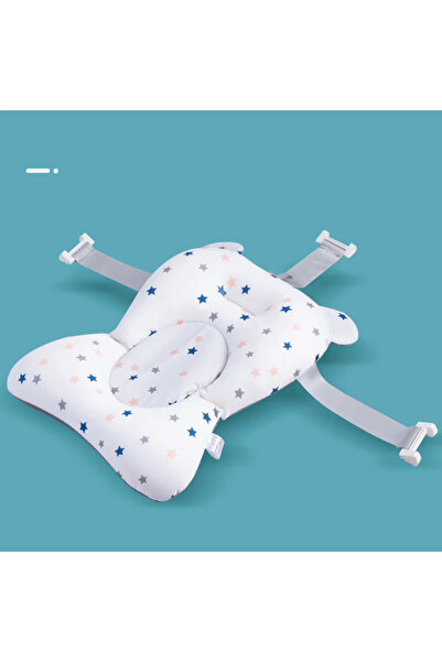 Choice White Star Baby Bath Seat Support Mat Foldable Bath Tub Pad &amp Chair...