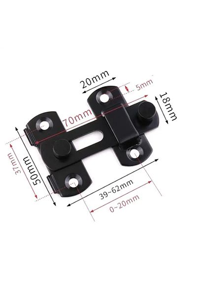 Choice 180 small size black Universal Door Lever Lock Child Baby Safety Lock Rotation Proof Professional Do