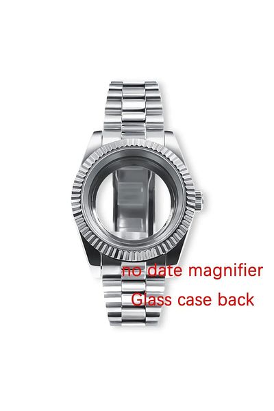 Choice 40mm Case NH35 NH36 Glass 1 NEITON 36MM/39MM Watch Case Fit NH34/35/36 ETA2824 2836 Movement Sapphir