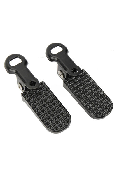 Choice زوج واحد من الدواسات الخلفية للدراجة باللون الأسود، مسند قدم خلفي للدر...