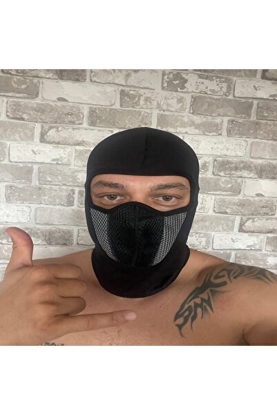 Choice قناع كامل للوجه باللون الرمادي، واقي رأس مقاوم للرياح ومناسب لركوب الد...