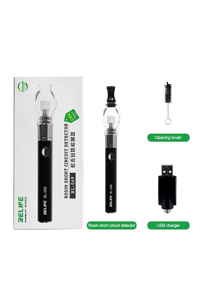 Choice 1 pc black RELIFE RL-069 Rosin Atomizer Rosin Flux Pen USB Charging Welding Pen No Need Soldering Ir
