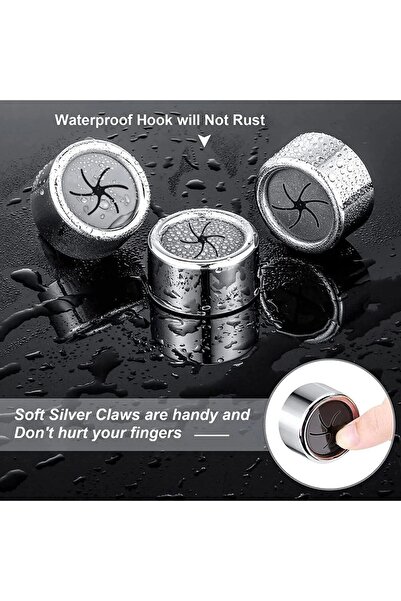 Choice 3 قطع بيضاء، 3 قطع من مشابك تخزين قماش غسيل الأطباق غير القابلة للثقب،...