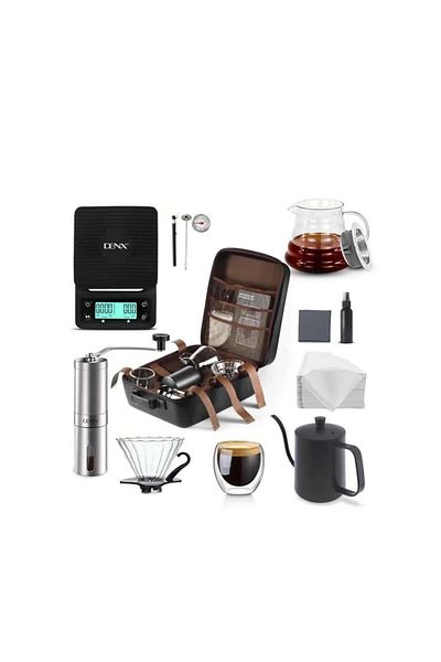 Denx Specialty Coffee Tool Bag V60 Coffee Machine 12 Piece Set