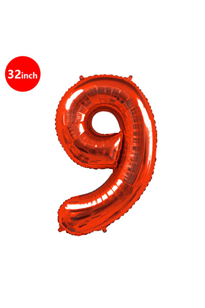 Choice NUMBER 32inch 32RED 9 1 PCS 32 Inch Red Black Aluminum Digital Balloon...