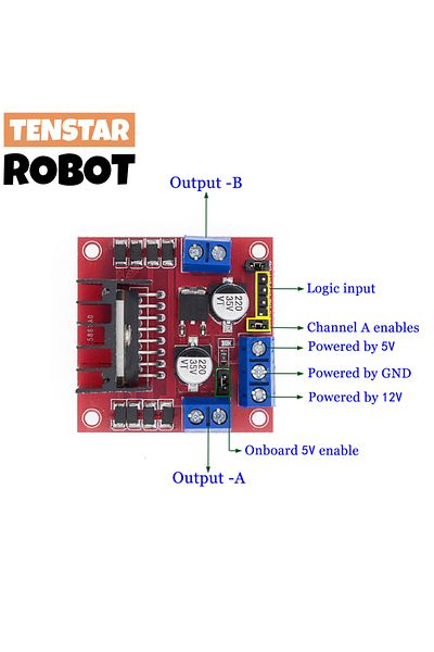 Choice L298N L298N driver board module L298N stepper motor smart car robot breadboard peltier High Power L2