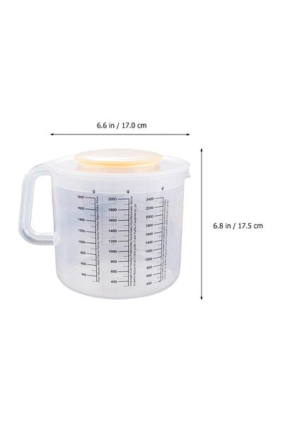Choice Measuring Cup 2.5l Graduated Measuring Cup Baking Cup Handle Plastic Measuring Jug Cooking Baking Me