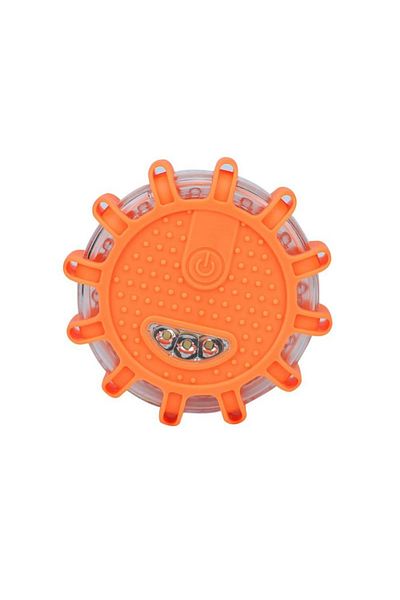 Choice Orange 9 Modes 12 LED Roadway Safety Traffic Light Flare Flashing Warning Alarming Lamp Magnetic Bas
