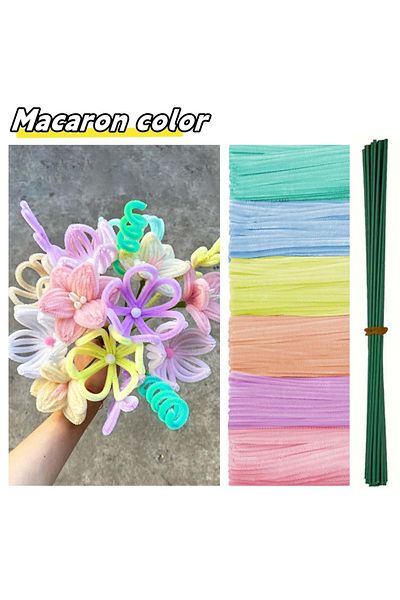 Choice Mixed Color 500/600 Pieces Pipe Cleaners Chenille Stems 12 Inch Craft Supplies Bulk For Diy Art And