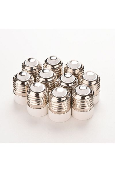 NCVHRT 5Pcs Light Bulb Base Type Adapter Fireproof Material E27 To E14 Lamp Holder Converter Socket Conv...