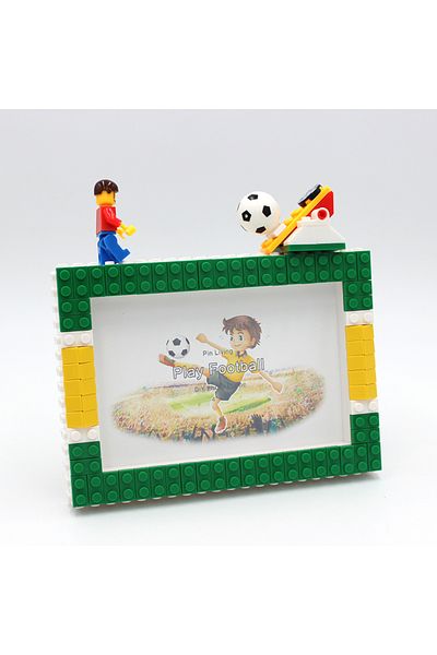 Choice 7 inch ball 1pc football Photo Frame,Color Block DIY picture Frame For Home Decorationstage setting