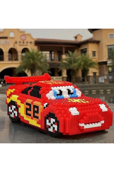 Choice 25 x 10 cm New Disney Micro Particle Assembly Block Toys Mcqueen Car Puzzle Decoration Children's Gi
