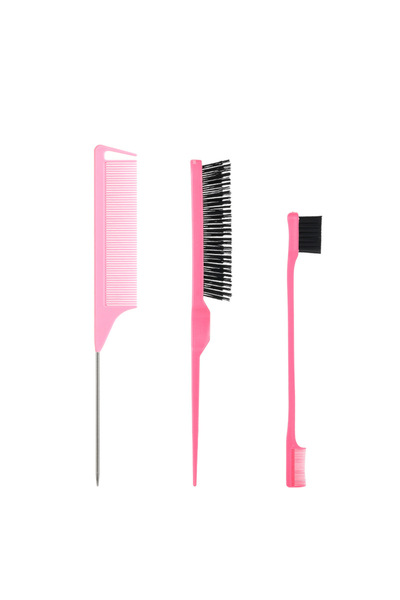 Choice مجموعة فرشاة تصفيف الشعر GDE ذات الوجهين للتحكم في الحواف مكونة من 3 ق...