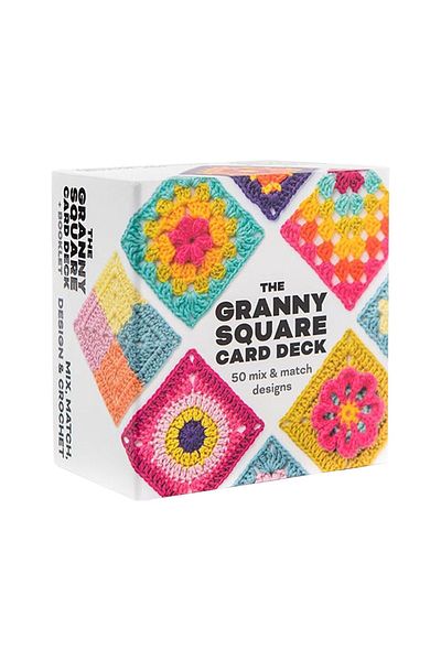 Choice BOX 50 Mix & Matchs Designs Crochet Cards The Granny Square Card Decks Knitting Kit DIY Knitted Patt