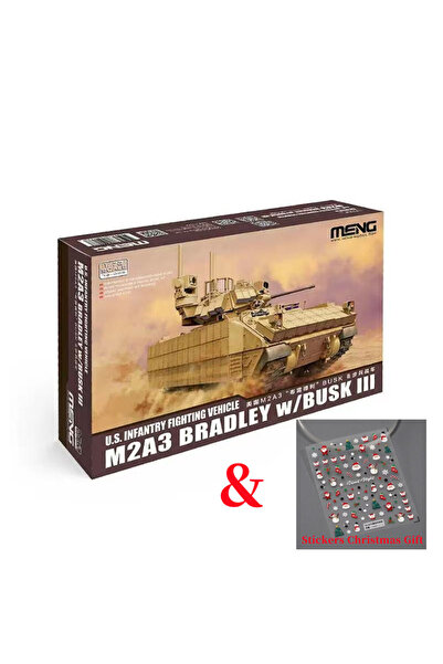 Choice MENG 72-005 مركبة قتال مشاة أمريكية بمقياس 1/72 طراز M2A3 برادلي مع طق...