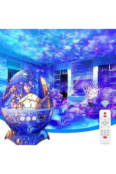 Choice Large Miebalan Dinosaur Egg Galaxy Projector - Space Buddy Star Projector Night Light For Kids Adult