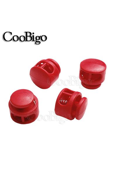 Choice Black 10pcs Plastic Cord Lock Stopper Toggle Clip Rope Clamp Buckle For Drawstring Bag Hat Lanyard C