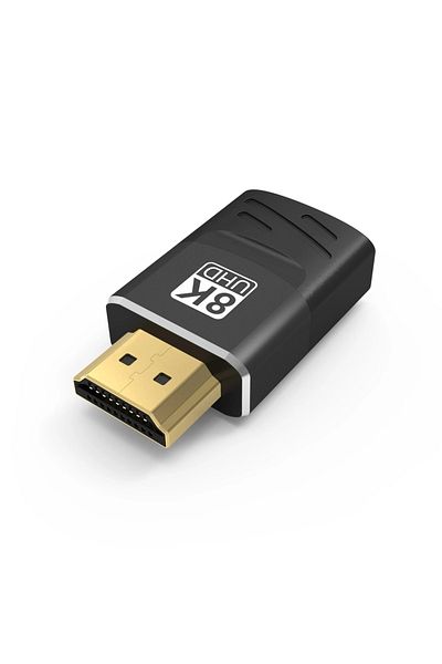 Choice 1 قطعة 8K M إلى F محول HDMI 2.1 بزاوية 90 درجة 270 درجة HDMI ذكر إلى أنثى 8K 60 هرتز 4K 120 هرتز 48 جيجابت في الثانية HDR